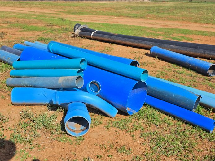 Plastiek Besproeiings Pype - Blou