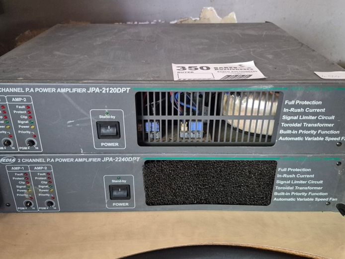 2 X AMPLIFIERS