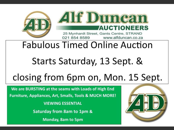 Fabulous Timed Online Auction