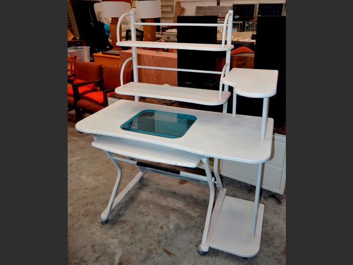 MULTI-TIER COMPUTER WORK STATION, 120 x 60 x 148cm