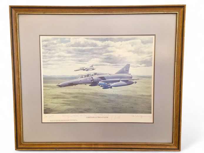 Limited Edition 45/350 Aviation Art with Pencil Signatures