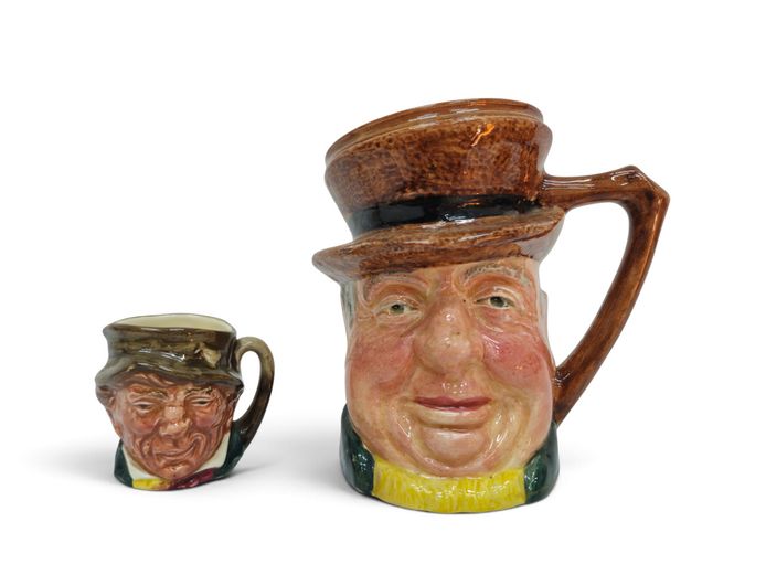 Vintage Royal Doulton "Paddy" & Lancaster Sandland "Tony Weller" Jugs