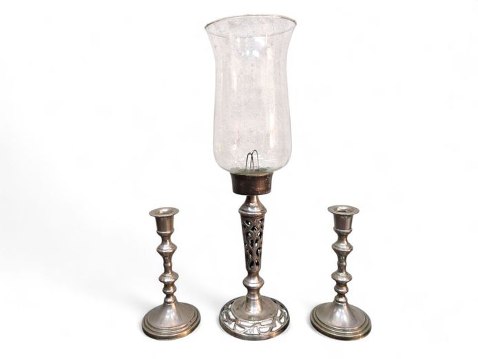 Vintage Silver Plated Candlesticks