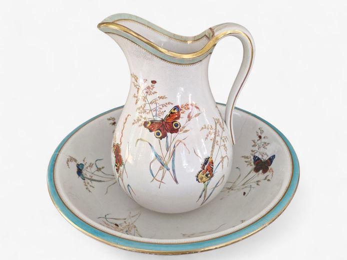 Vintage Ceramic Jug & Basin Wash Set