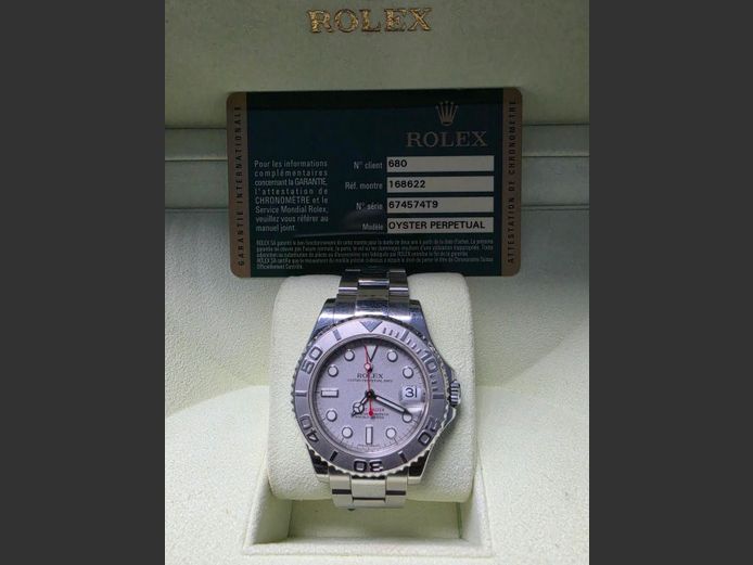 LADIES ROLEX OYSTER PERPETUAL DATE YATCH MASTER