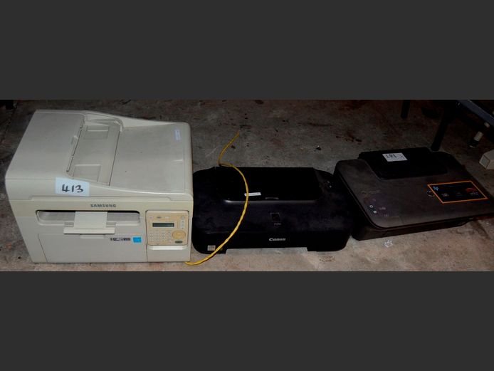 LOT: 3 x PRINTERS [Untested, No power supplies]