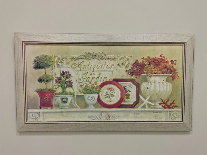 Kathryn White "Antiquités du Jardin" Framed Art Print
