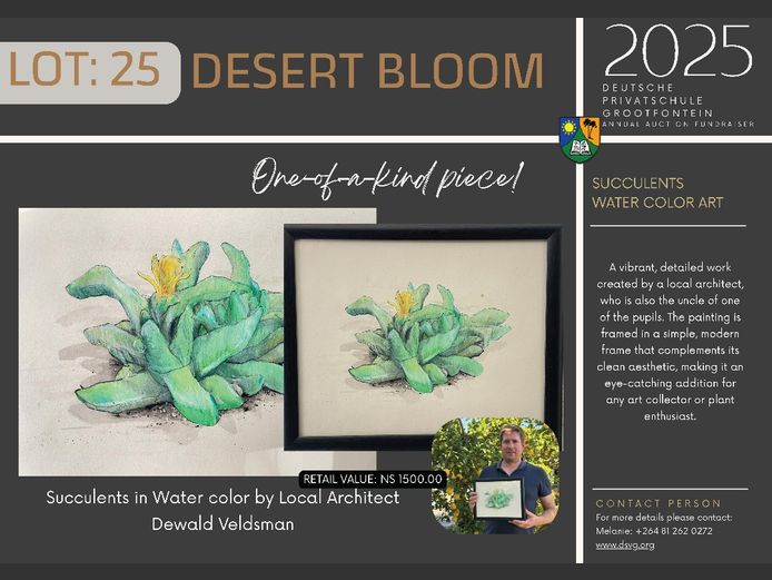 DESERT BLOOM | DEWALD VELDSMAN
