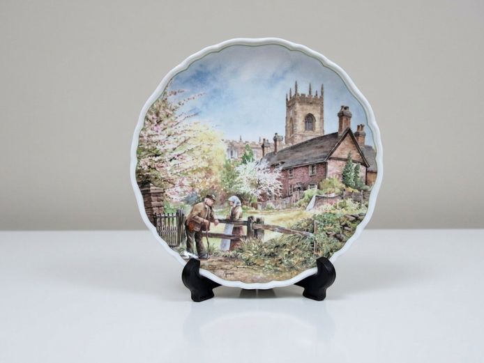 Royal Doulton "On Memory Lane" Fine Bone China Collector Plate by Anthony Forster