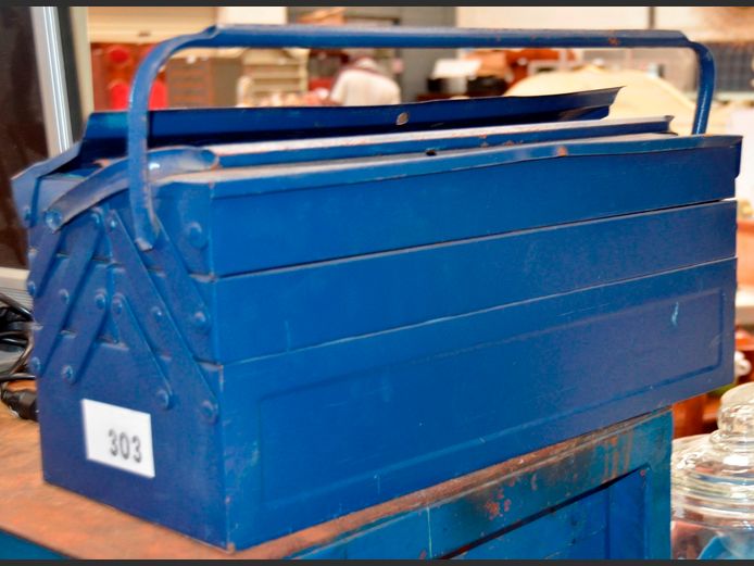 METAL METAL TOOLBOX, 53 x 20 x 20cm