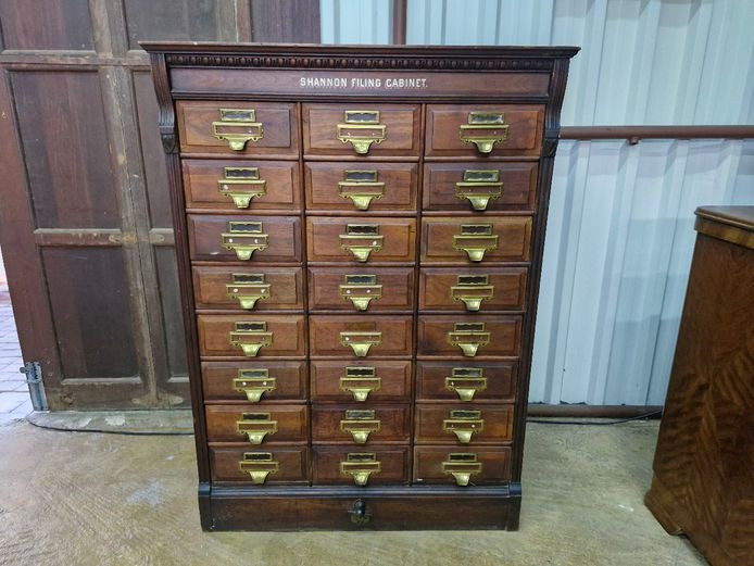 Antique Shannon Filing Cabinet