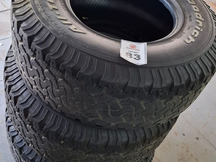 4 x BF Goodrich tyres