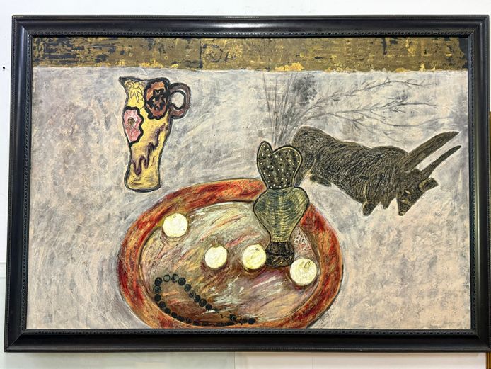 Large Abstract African Art 