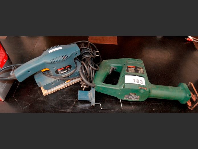BOSCH JIGSAW & RYOBI SANDER [Switches on, untested further]
