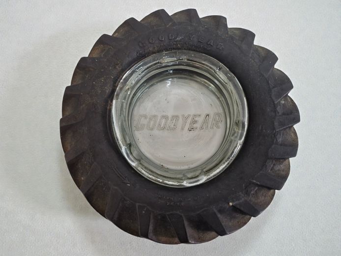 Vintage Goodyear Tyre Advertising Ashtray