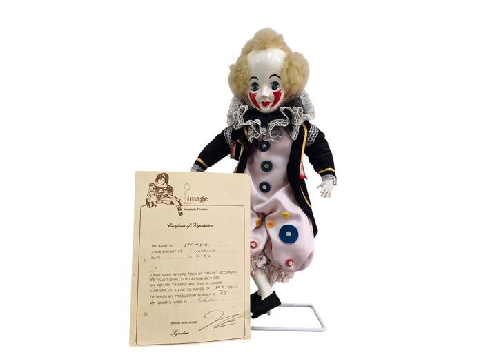 Stompie 1986 Limited Edition Porcelain Clown Doll