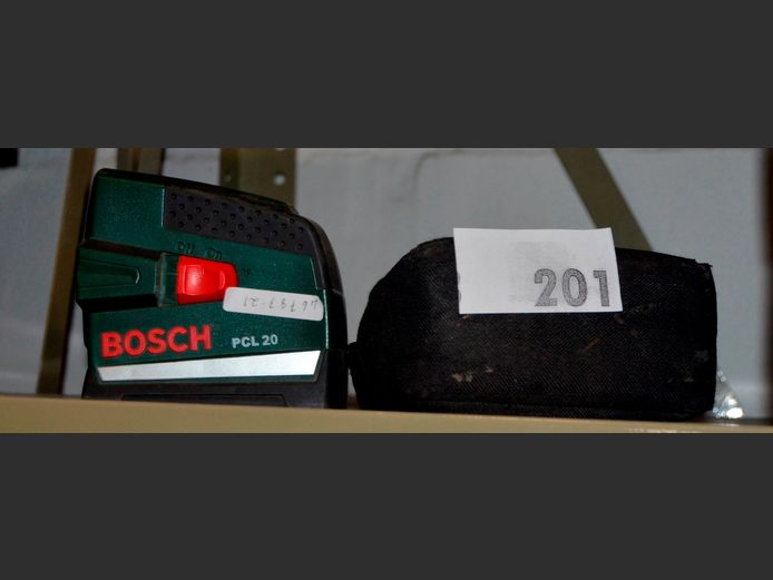 BOSCH LASER LEVEL IN BAG [Untested, condition unknown, needs a battery]