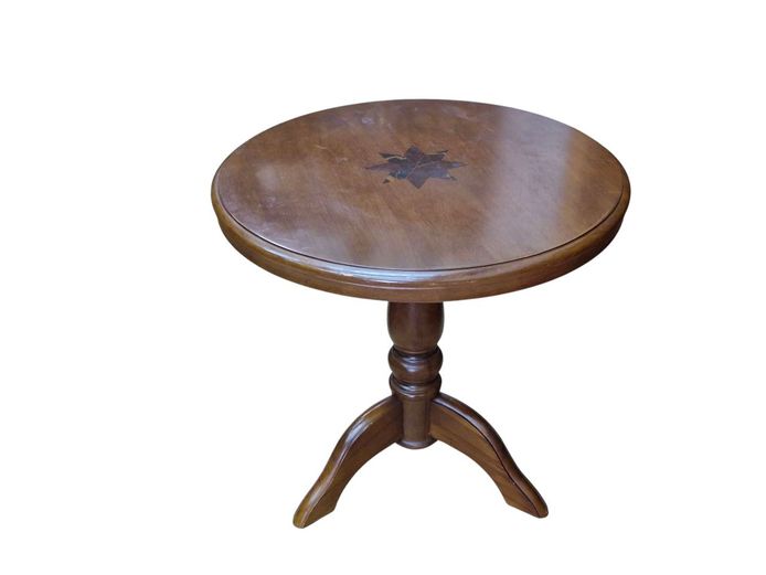 19th Century Italian Round Pedestal Center Table