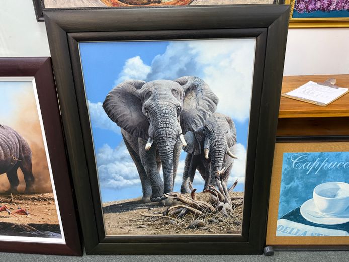 Elephant Painting by Gareth Hook 