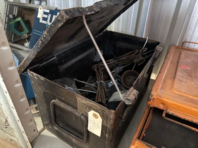 Metal Toolbox with Contents 