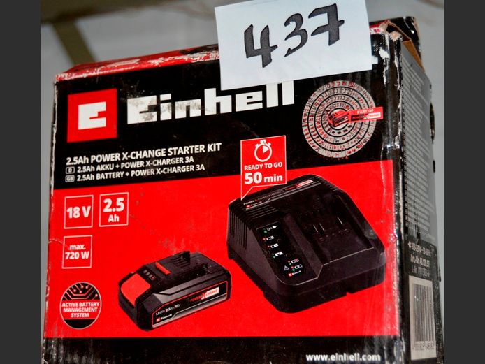 EINHELL PXC 2.5Ah BATTERY & CHARGER KIT