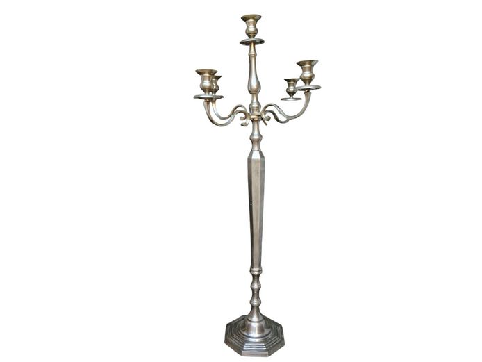 Vintage 1.5m Floor Standing Swivel 5-Arm Candelabra