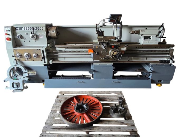 2024 MAGNUM STEEL CS6250B/2000 CNC LATHE