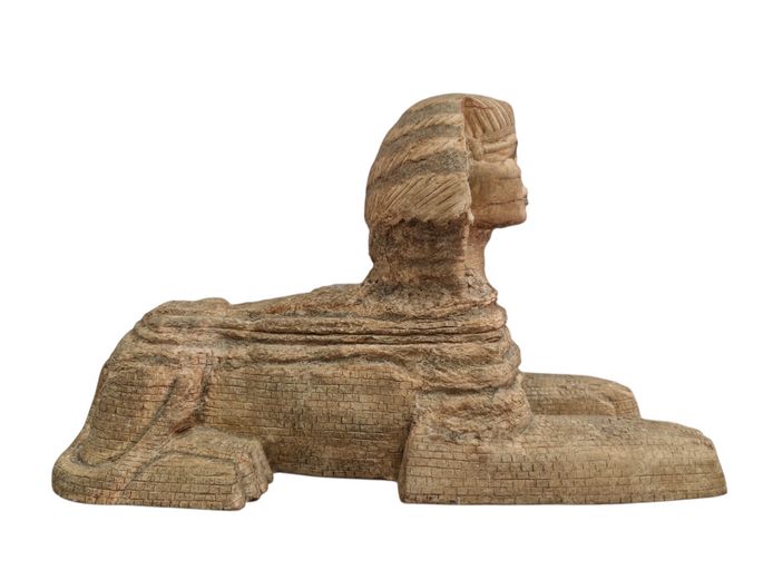Veronese Great Sphinx of Giza Egyptian Resin Sculpture