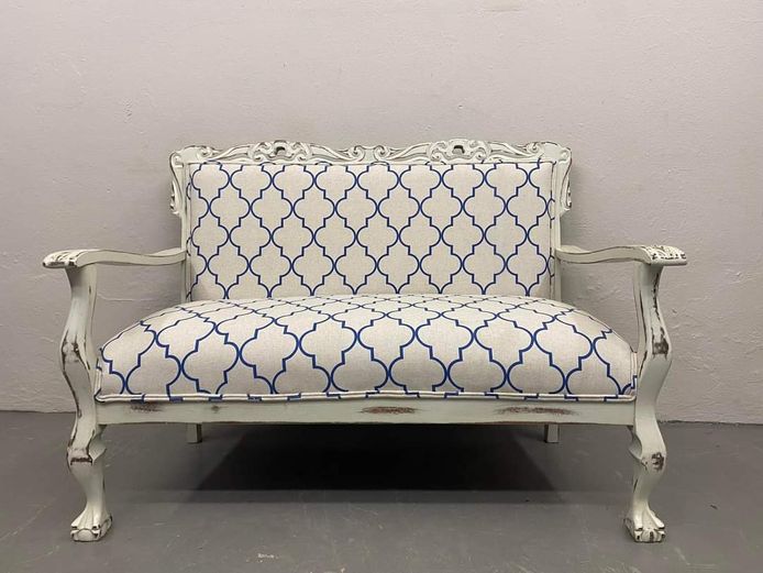 Two seater Ball & Claw couch