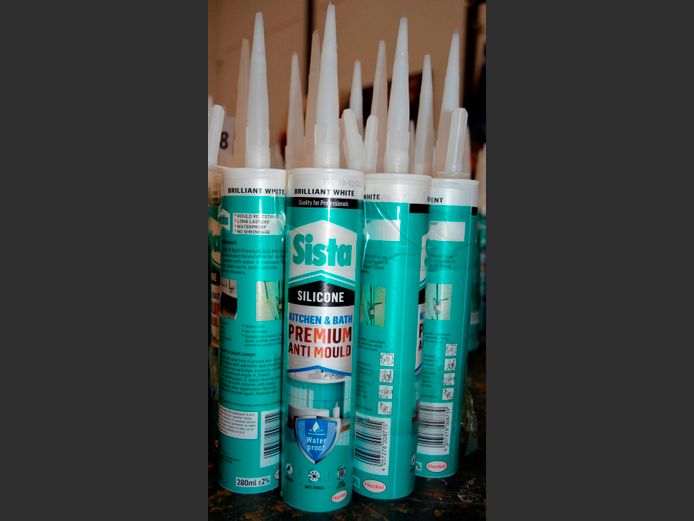 LOT OF 10: SISTA WHITE SILICONE TUBES