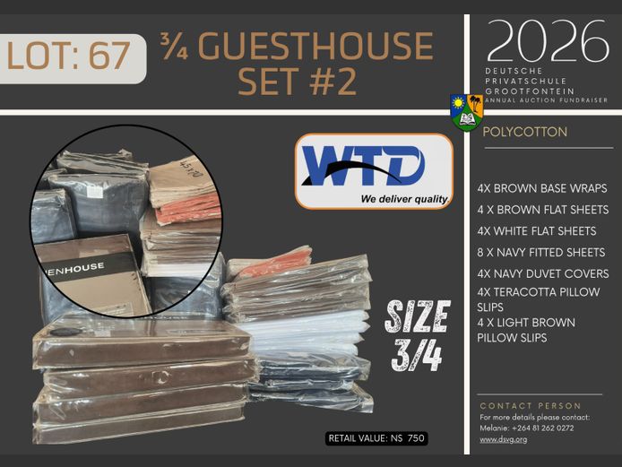 DEUTSCHE PRIVATSCHULE GROOTFONTEIN | ¾ GUESTHOUSE SET #2