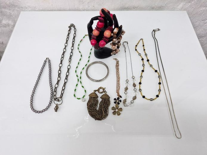 Costume Jewelry Lot - Necklaces, Bracelets & Bangle