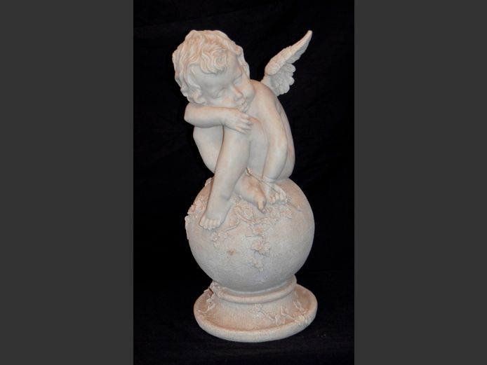 CHERUB STATUE, 55cm High