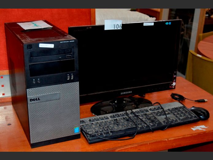 DELL i5 COMPUTER TOWER WITH SAMSUNG MONITOR, KEYBOARD & MOUSE [Switch on]