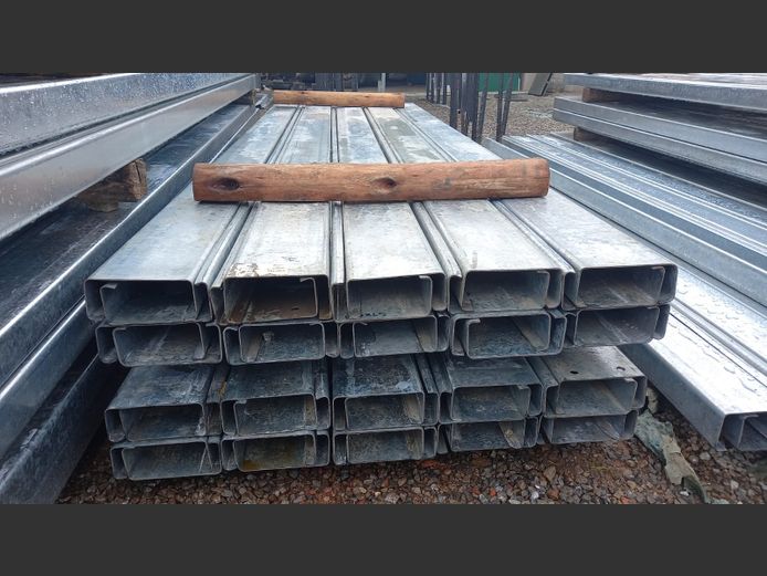 3m galvanised lipchannel 150mmx65mm 2mm thick