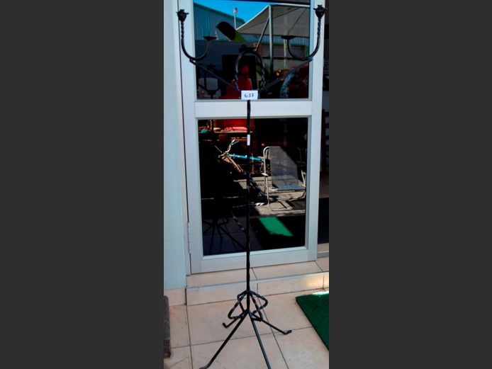 METAL CANDLE STAND, 61 x 160cm