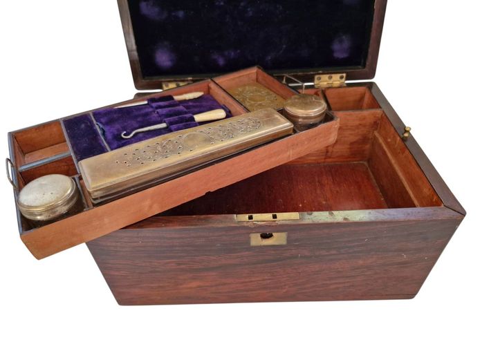 Fisher 188 Strand Victorian Coromandel Dressing Box