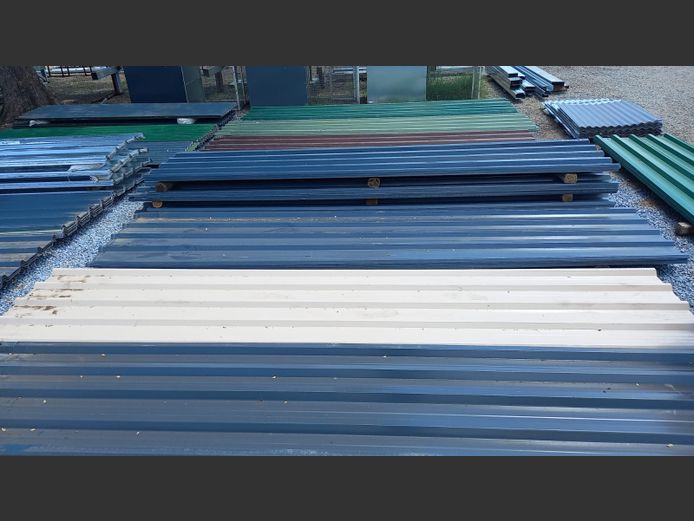 3.7m chromodeck widespan mixed colours sheets 0.55mm thick