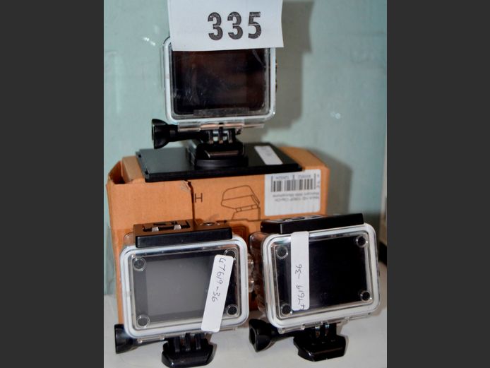 LOT OF 3: ACTION CAMERAS [Untested]