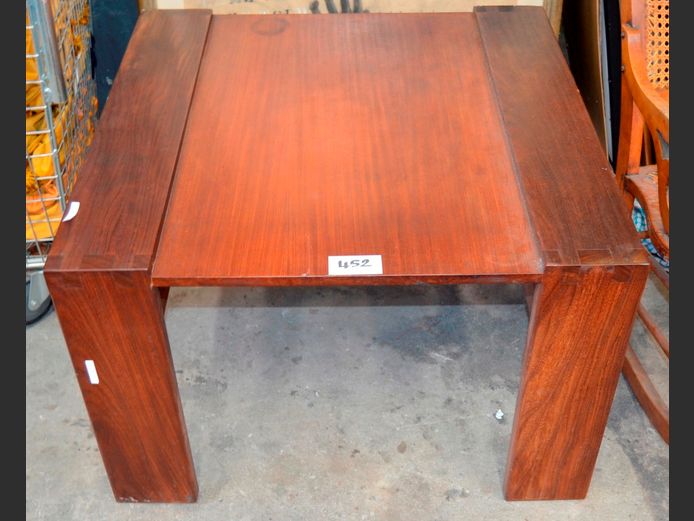 KIAAT SQUARE COFFEE TABLE, 78.5 x 78.5 x 52cm [Water marks]