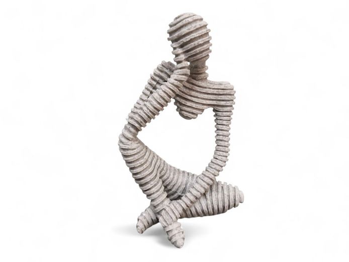Abstract Sculpture "The Thinker"