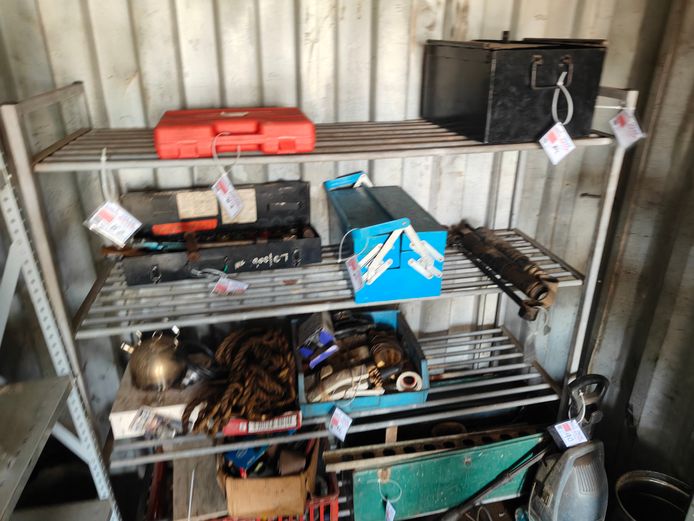 STEEL SHELF - EXCLUDING CONTENTS