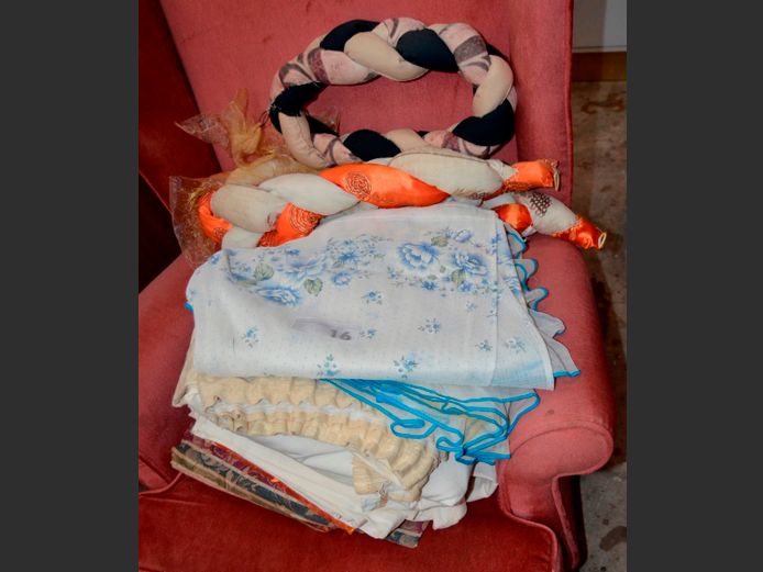 VOILE CURTAINS, TIEBACKS, etc