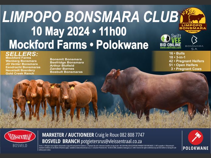 LIMPOPO BONSMARA CLUB AUCTION