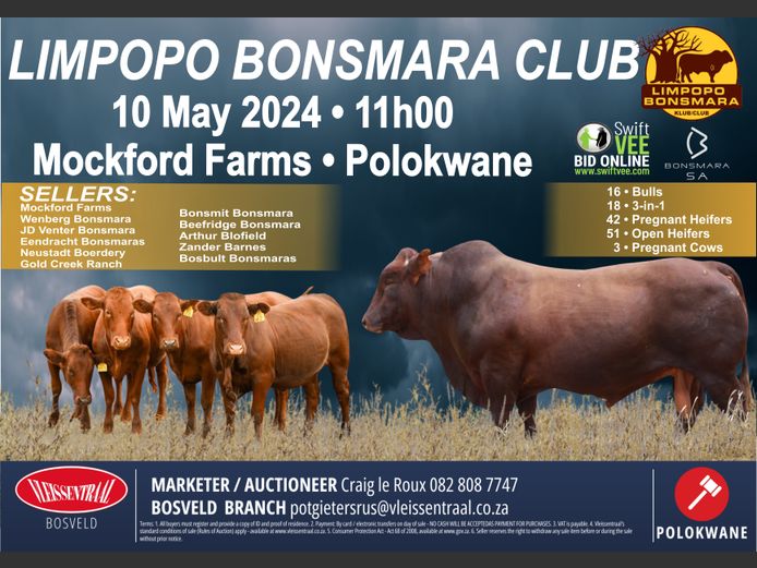 LIMPOPO BONSMARA CLUB AUCTION