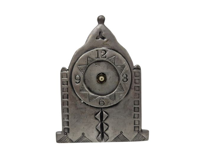Vintage Carrol Boyes Pewter Mantel Clock Casing