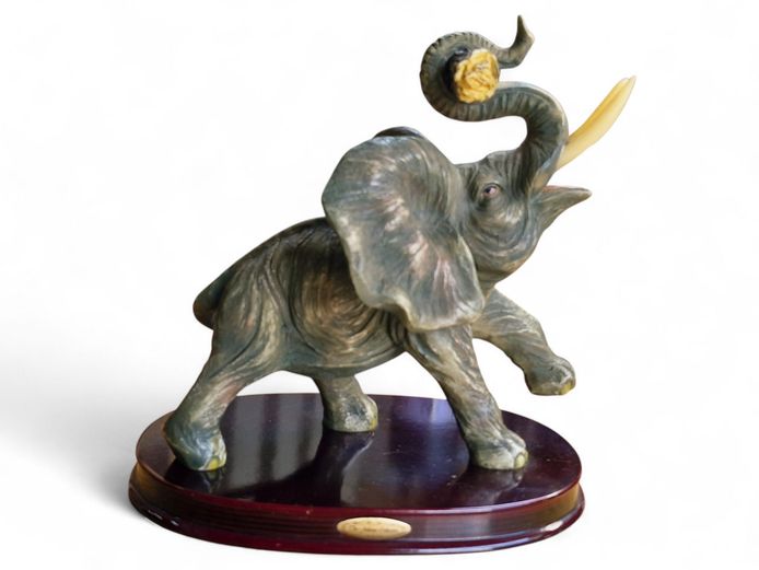 Resin Elephant Sculpture by the Juliana Collection