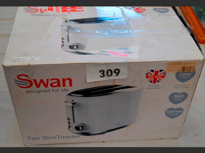 SWAN 2-SLICE TOASTER [Not working]