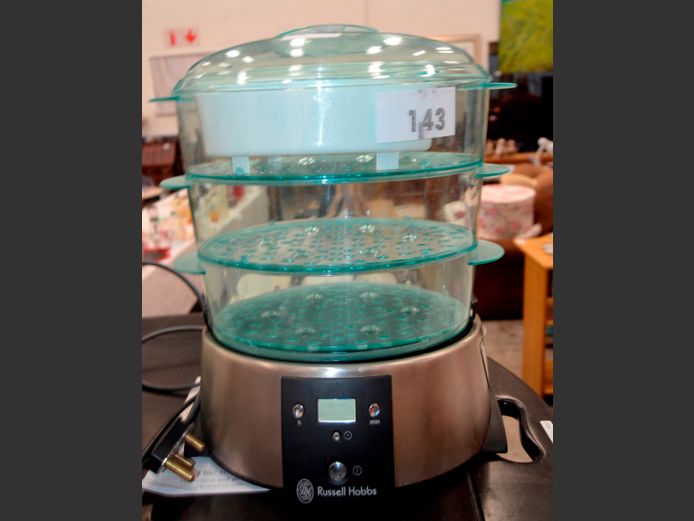RUSSELL HOBBS FOOD STEAMER  [Switches on, untested further]