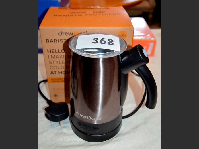 DREW COLE MILK FROTHER [UK Plug, As New]